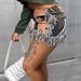 2025 Autumn New Casual Fashion Colorful Pattern Fringe Velvet Mini Skirt Women's Wear_ecoleips.com