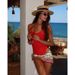Aria Basics 2025 New Model For Women, European And American Style, Sexy Double-Layer Rhinestone Slim-Fit Tank Top One-Piece Swimsuit_ecoleips.com