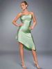 Women's Clothing Satin Suspender Dress Spring And Summer New Evening Dress Satin Skirt Sexy_ecoleips.com