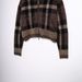 Aria Basics TAOP&ZA New Autumn European And American Style Women's Plaid Knitted Aviator Jacket 5802106_ecoleips.com