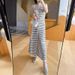 Women's Elegant Sweater Dress Autumn Winter Short Sleeve Long Sleeve Fishtail Maxi Modified Dress_ecoleips.com