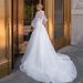 New 2026 Lightweight Gauze Dress plus Size Petite Figure Puff Sleeves French Hepburn Style Wedding Reception Light Dress for Women_ecoleips.com