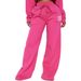 Women's High Waist Sweatpants – Casual Loose Fit Joggers With Letter Print, Side Pockets, Elastic Waistband, Comfortable Fall Lounge Pants_ecoleips.com