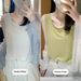 2025 Xiaohongshu Hot Item: Versatile Solid Color Summer Minimalist Style Loose-fitting Casual Thin Tank Top_ecoleips.com