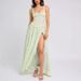 Women's Clothing New Sexy Suspenders U Neck Backless Perspective Chiffon Dress_ecoleips.com