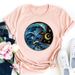 European American Cross-border Foreign Trade Women's Clothing Animal And Plant Print Round-neck Short-sleeve T-shirt Top_ecoleips.com