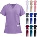 Women’s Clothing New Arrival Doctor Nurse Work Uniform Surgical Gown Surgical Gown Hand Washing Gown Operating Room Straight Pants Solid Color Suit_ecoleips.com