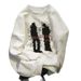 Men's Crew Neck Sweatshirt Fleece Lined Thick Loose Fit Autumn Winter Style Best Selling Couple Top for Women_ecoleips.com