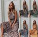 Hot Sale 2026 Spring And Summer Fashion Versatile Printed Polka Dot Crew Neck Long Dress Women's Dress_ecoleips.com