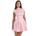 2025 Summer New European And American Cross-Border Solid Color Round Neck Sleeveless Gentle Style Fashionable_ecoleips.com