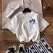 Summer New Women's T-Shirt Round Neck Short Sleeve Marine Animal Letter Print European And American Foreign Trade_ecoleips.com
