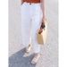Suitable For All Seasons Italian Women's High-Waisted Linen Straight-Leg Cropped Casual Cotton-Linen Wide-Leg Pants_ecoleips.com
