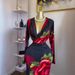 In Stock 2025 European And American Cross-border Women's Autumn New Long-sleeve Stacked Collar Rose Print Slim-fit Long_ecoleips.com