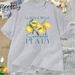 Italy Lemon Fruit T Shirt Womens Tee Summer Cotton Short Sleeve Loose T-shirt Casual Unisex Comfortable Y2k Clothes Tees_ecoleips.com