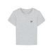 Women's Clothing Women's Slim Fit Straight Shoulder Base Top Round Neck Spicy Sweet Summer Bow Embroidery Student Top_ecoleips.com