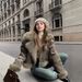 Short Fur Integrated Jacket Women's New High-end Thickened Fleece Locomotive Clothing_ecoleips.com