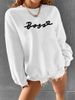 Autumn And Winter New Women's Clothing Girls Sense Of Fashion Fun Round Neck Long Sleeve Hoodie_ecoleips.com