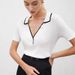 Women's Clothing Summer Short Sleeved Sweater T Shirt Polo Collar Top_ecoleips.com
