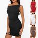 Women's Slim Fit Sleeveless Dress For Spring Summer Clothing_ecoleips.com