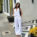 Women's Clothing Summer New Cotton And Linen Sleeveless Vest Vest Trousers Two Piece Suit Female Casual Fashion Suit_ecoleips.com