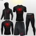 Women's Clothing Women's Sportswear Set Breathable Quick Drying Lightweight Five Piece Casual Sports Outfit With Long And Short Sleeve Options_ecoleips.com