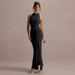 2026 Spring/Summer New European And American Women's Fashion Elegant Solid Color Halter Neck Sexy Backless Split-side Bodycon Dress
_ecoleips.com