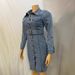 Women's Clothing Fashion Lapel Cardigan Slim Denim Dress_ecoleips.com
