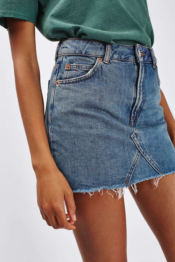 Igh Waist Tail Split Beach Skirt Hot Celebrity Style Cat Whisker Denim Half Length A Line Skirt 3 Colors 3 Styles_ecoleips.com