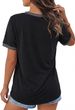 YEXIPO Womens T Shirts Graphic Tees Spring Short Sleeve V Neck Funny Letter Print Casual Loose Cute Summer Tops_ecoleips.com