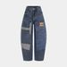 Women's Clothing Women's Tapered Jeans Multi Pocket Deconstructed Patchwork For Formal & Casual For Women_ecoleips.com