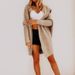 Women's Oversized Knit Hoodie Sweater - Soft Casual Pullover With Mid-Length Coat Design For Autumn & Winter_ecoleips.com