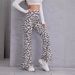 women's sports fitness running loose large trousers wide leg pants yoga pants leggings_ecoleips.com