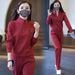 Casual Sportswear For Women, Spring Autumn 2024 New Fashionable And Youthful Sweatshirt Two-Piece Set_ecoleips.com