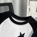 Unisex Heavyweight Pure Cotton Printed Raglan Short Sleeved T-Shirt Base Layer Loose Top for New Spring Summer Autumn_ecoleips.com