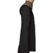 Women's Clothing Ladies Solid Color Fashion Hollow Hot Diamond Mid Waist Casual Wide Leg Pants Trousers_ecoleips.com