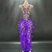Women's Clothing Summer New Purple Dress Aura Ball Modern Dance Performance Clothing_ecoleips.com