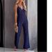 Women's Clothing American Style Women's Deep V Neck Backless Jumpsuit Long Solid Color Slim Fit Sleeveless Jumpsuit For Women_ecoleips.com