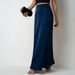 Women's Satin Midi Skirt A-Line Casual Style Mid-Calf Length For Spring Summer Regular Size_ecoleips.com