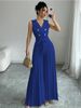 Women's Clothing Matronly Style Pleated Jumpsuit With Bow Tie Waist Fitted Suit Collar Fashion_ecoleips.com