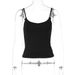 Women's European American Style Solid Color U Neck Slim Fit Camisole Top New 2026_ecoleips.com