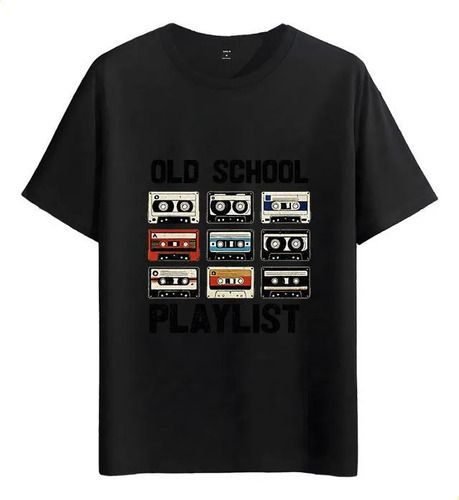 Women's T-Shirts Tshirt Muscle Freaks Cassette Tapes Estilo 80s Music Gift_ecoleips.com