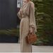 Elegant French Style Women's Clothing Set Long Sleeved Solid Color Shirt And Long Skirt_ecoleips.com