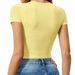 Women's Clothing Women's Quick Drying Fitness Top Versatile Tight Fitting Yoga Wear Sports T-Shirt Short Sleeve For Running Pilates_ecoleips.com