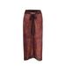 European American Style Drawstring Tie up Short Skirt Bikini Mesh Three Piece Swimsuit for Women Export_ecoleips.com