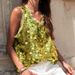 Glitter Sleeveless Loose Tank Top- Stylish & Versatile Casual Streetwear With Sparkle- S-XL_ecoleips.com