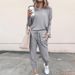 Om9126 Women's Casual Long-Sleeved Solid Color Winter & Autumn Outfit_ecoleips.com