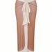 Women's Clothing Strap Bikini Bow Swimsuit All-match Sexy Mesh Swimsuit Tropical Solid Color Bikini Set_ecoleips.com