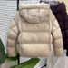 K High-end Looking Super Cute Puff Cotton Coat New Short Hooded Bread Cloud Loose Cotton Jacket_ecoleips.com