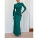 Y2k-Style Short-Sleeved Dress With A Long Skirt, Perfect For Women's Autumn/Winter Wear_ecoleips.com
