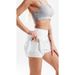 Aria Basics Aria Basics 2025 Cross-Border European And American Summer New Women's Casual Loose High-Waisted Ruffled Yoga Sports Shorts_ecoleips.com
